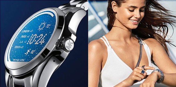 michael kors access unisex 45mm silvertone bradshaw touchscreen smart watch