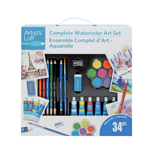 34-Piece Watercolor Value Set by Artist's Loft™
