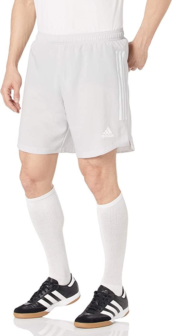 Amazon官网 adidas男款运动速干短裤 白色XS码