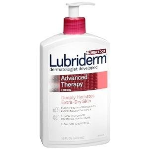 Lubriderm Advanced Therapy Lotion for Extra-Dry Skin, 16-Ounce Pump Bottles (Pack of 2)
