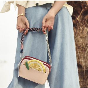 charles and keith lemon bag