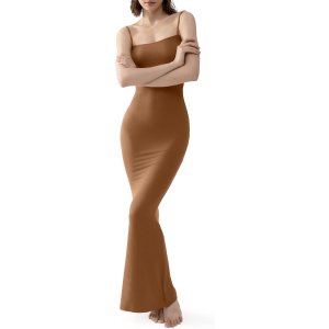 Women's Slip Maxi Dress Sexy Ribbed Bodycon Dresses Long Dress