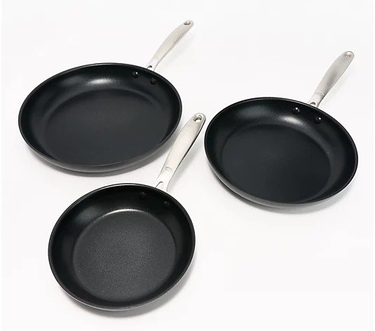 Good Grips Pro 3-Pc Nonstick Hard Anodized Fry Pans