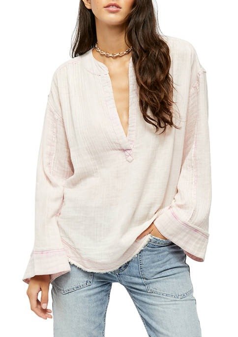 Anguilla Washed Pullover Top