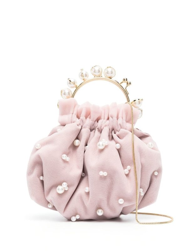 Tutu pearl-embellished mini bag