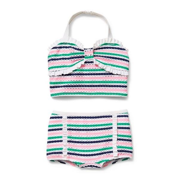 Striped 2-Piece Swimsuit