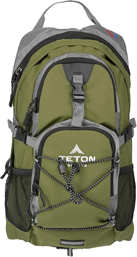 Oasis 1100 Hydration Pack; Free Hydration Bladder; For Backpacking, Hiking, Running, Cycling, and Climbing
