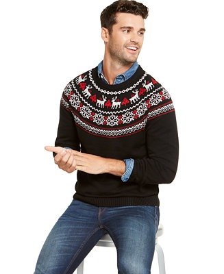 Men's Fair-Isle Family Family Sweater, Created For Macy's