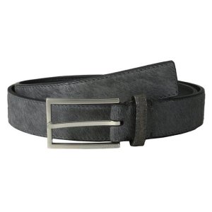Calvin Klein Men&#39;s 32 mm Belt with Harness Buckle, Dark Grey, 38