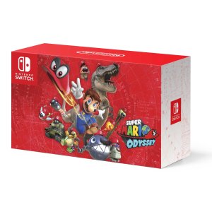 Nintendo Switch 超级马里奥 奥德赛同捆 双红Joy-con限定版