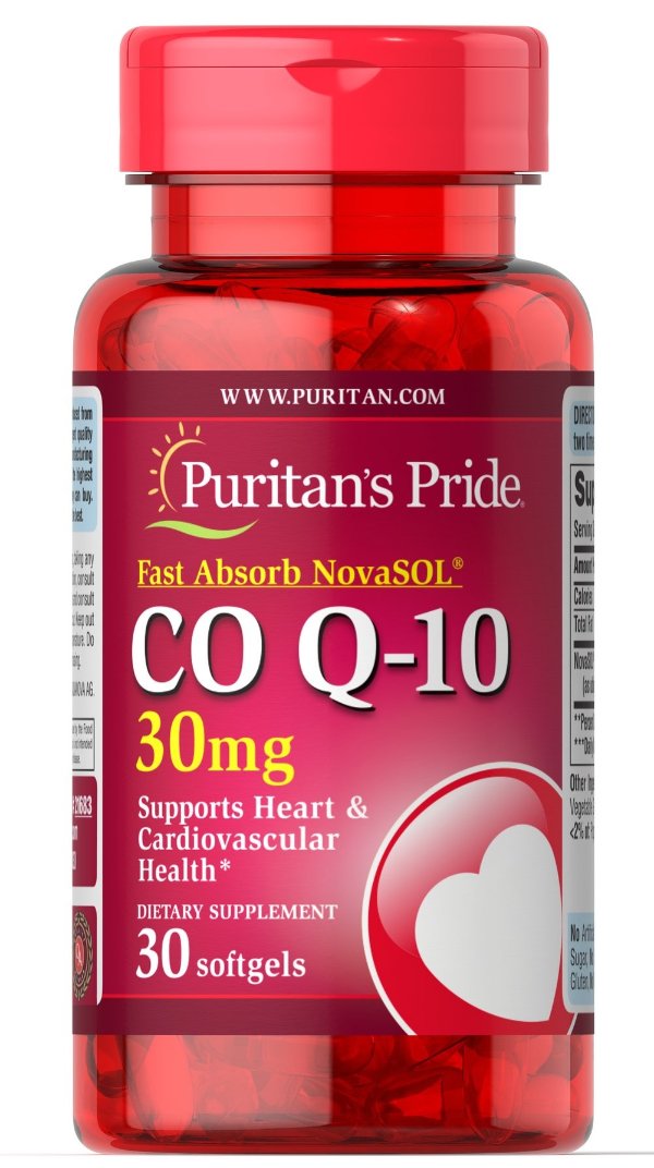 Heart Health: Fast Absorb NovaSOL® CO Q-10 30 mg