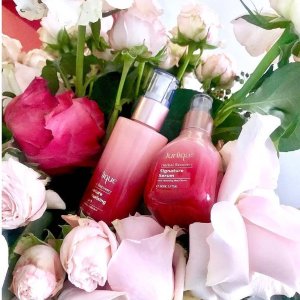 With Rosewater Balancing Mist @ Jurlique