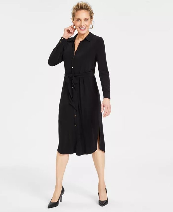 Collared Shirt Dress, Created for Macy's