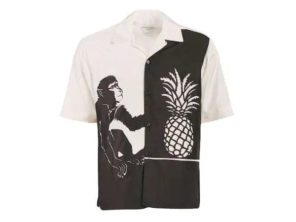 Monkey Pineapple Men's Shirt