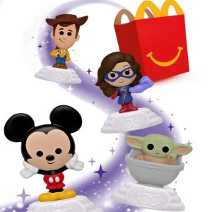 一次给俩 集齐全套62个冲🚀麦当劳✖️迪士尼盲盒玩具免费送🆓 米奇、星战、漫威都有🤩