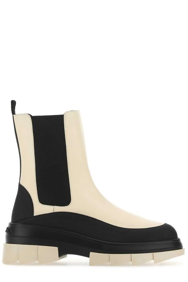 Duo-Tone Ankle Boots