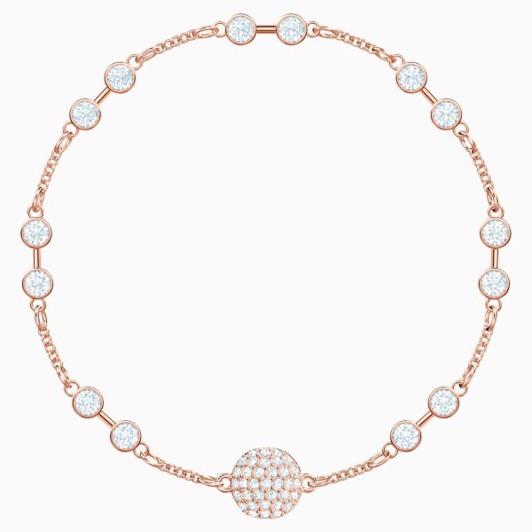 Remix Collection Carrier, White, Rose-gold tone plated by