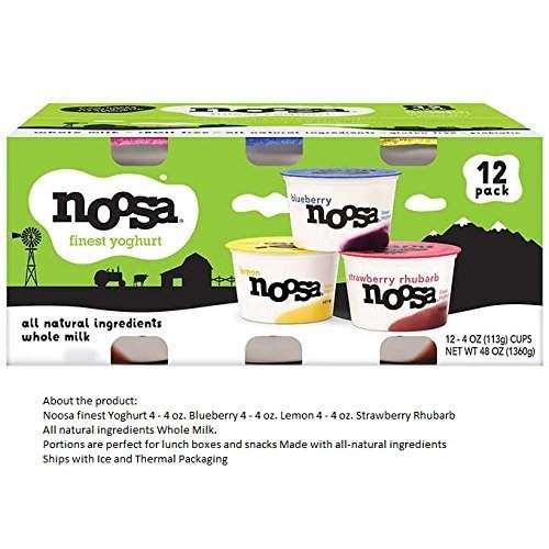 Noosa Finest Variety Yoghurt 4 oz., 12-count