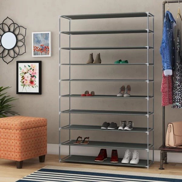 Burrier 50 Pair Shoe RackBurrier 50 Pair Shoe RackProduct OverviewRatings & ReviewsCustomer PhotosQuestions & AnswersShipping & ReturnsMore to Explore