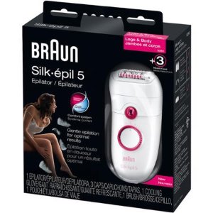 Braun Silk-epil 5 5280 Legs & Body Epilator Kit, 7 pc