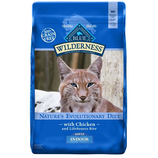 Blue Buffalo Blue Wilderness Adult Indoor Chicken Recipe Dry Cat Food, 11 lbs. | Petco