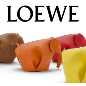 with Loewe Elephant Leather Coin Case, Orange Purchase @ Neiman Marcus
