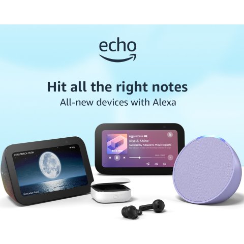 新品上市：全新Amazon Echo设备Buds、Pop、Show 5 3代发售$39.99起