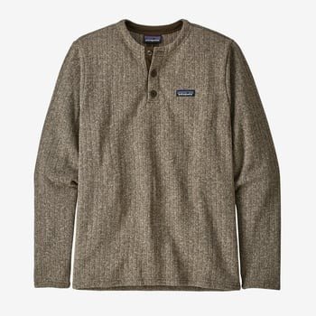 Men's Better Sweater® Fleece Henley Pullover 男款抓绒长袖