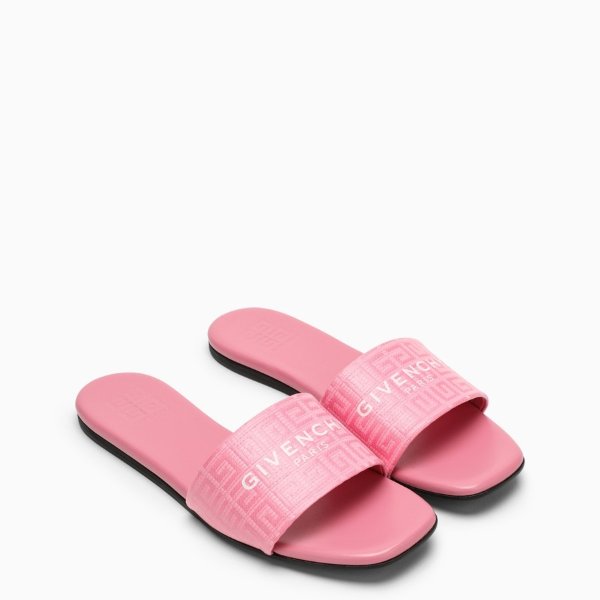 Pink leather sandal