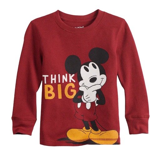 Disney's Mickey Mouse Baby Boy Thermal Graphic Tee by Jumping Beans®