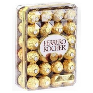 o Rocher Fine Hazelnut Chocolate, 48 Count