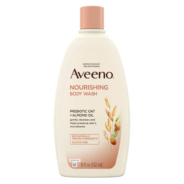 Nourishing Body Wash For Sensitive Skin, Almond Oil