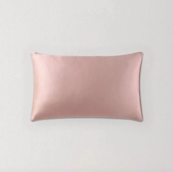 【DM独家】单面真丝枕套 1件装 粉色