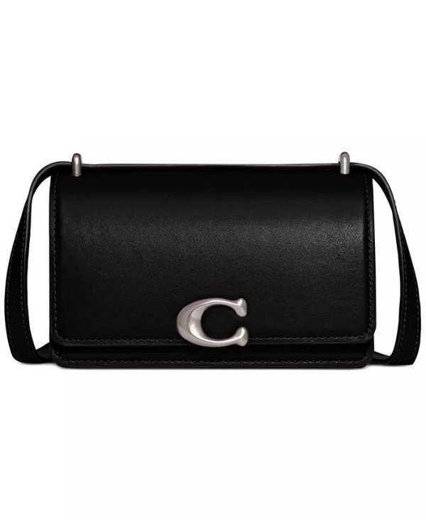 Luxe Refined Calf Leather Bandit Crossbody Bag
