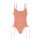 Ribbed Lace-Up One-Piece - PINK - Victoria's Secret