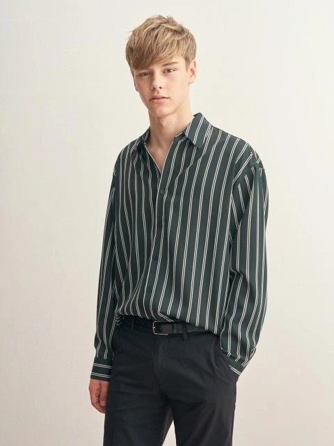 Alternate Stripe Shirt Green