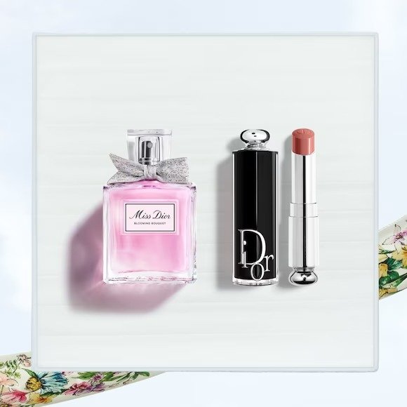 Fragrance and Lipstick Duo - Miss Dior Blooming Bouquet and Dior Addict