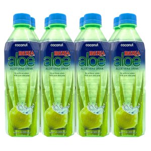 Iberia 椰子口味芦荟汁 16.9oz 8瓶
