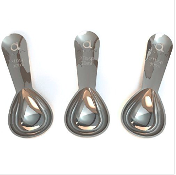 Apace Living Coffee Scoop Stainless Steel Measuring Spoon Set of 3 (2 Tbsp – 30 Ml) | eBay
