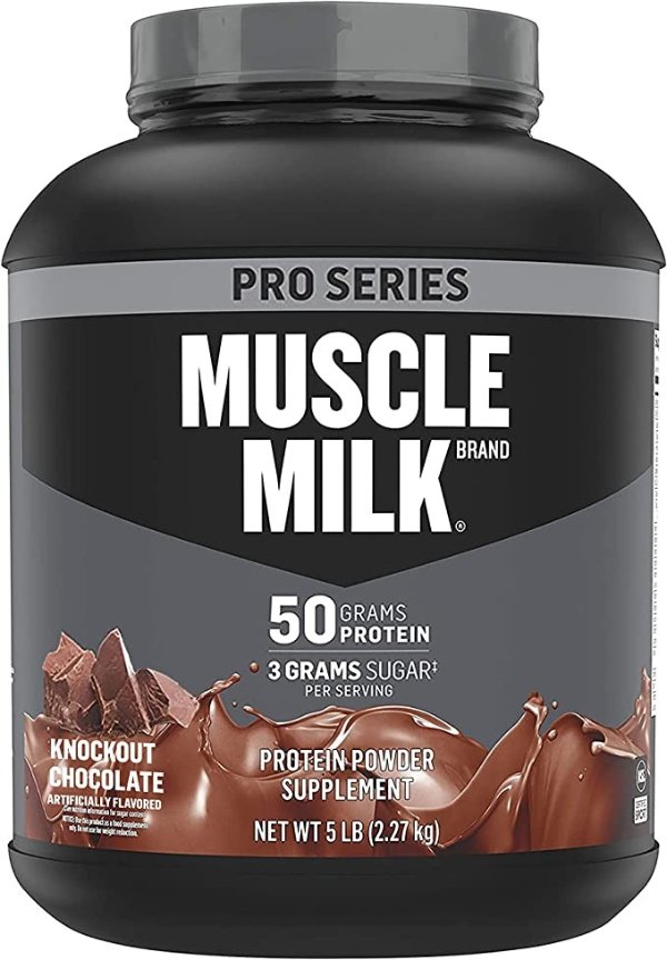Milk Pro Series Protein Powder, 50g Protein, Knockout Chocolate, 5 Pound, 28 Servings