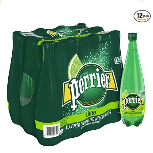 Lime Flavored Carbonated Mineral Water, 33.8 Fl Oz (12 Pack) Plastic Bottle