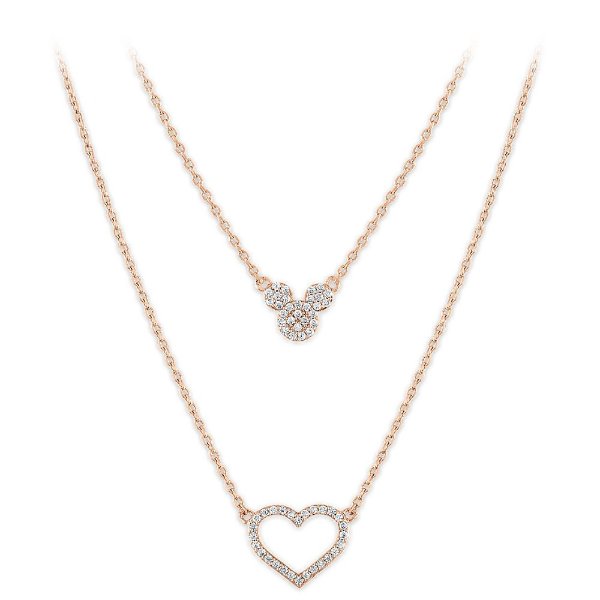 Mickey Mouse Icon and Heart Layered Necklace | shopDisney