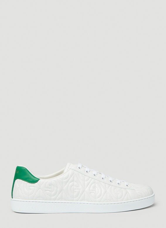 Ace G Rhombus Sneakers in White