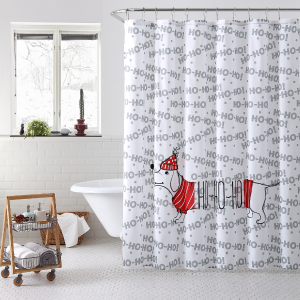 Your Zone Dachshund Dog Microfiber Shower Curtain
