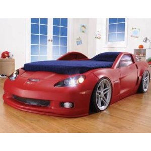 Step2 Corvette Convertible Toddler Bed with Lights