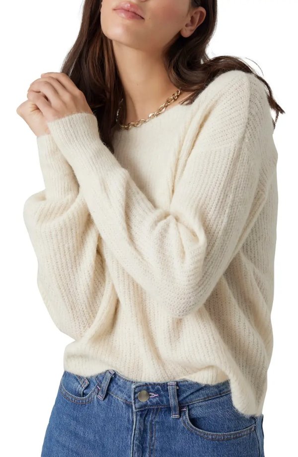 Ruby Boatneck Sweater
