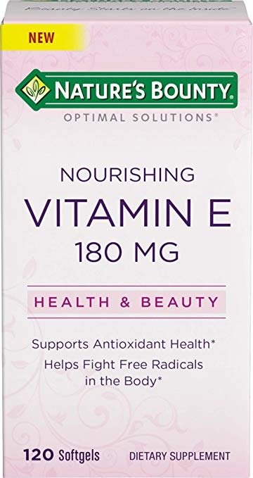 , Vitamin E Softgels, 400 LU, 120 Count, Pure dl-Alpha Vitamin E, Antioxidant Support*, Artificial Color and Preservative-Free, Non-GMO Dietary Supplement for Wellness