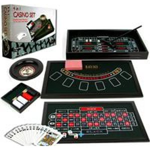 4-in-1 Casino Game Table Set