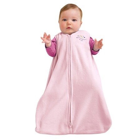 SleepSack Micro-Fleece Wearable Baby Blanket, Soft Pink, Small