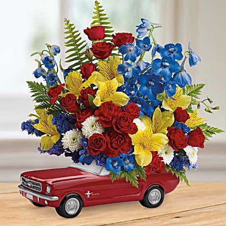 Teleflora's '65 Ford Mustang Bouquet